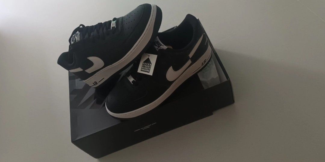Nike Air Force 1 CDG Supreme DSMS Low Black White Men s Fashion