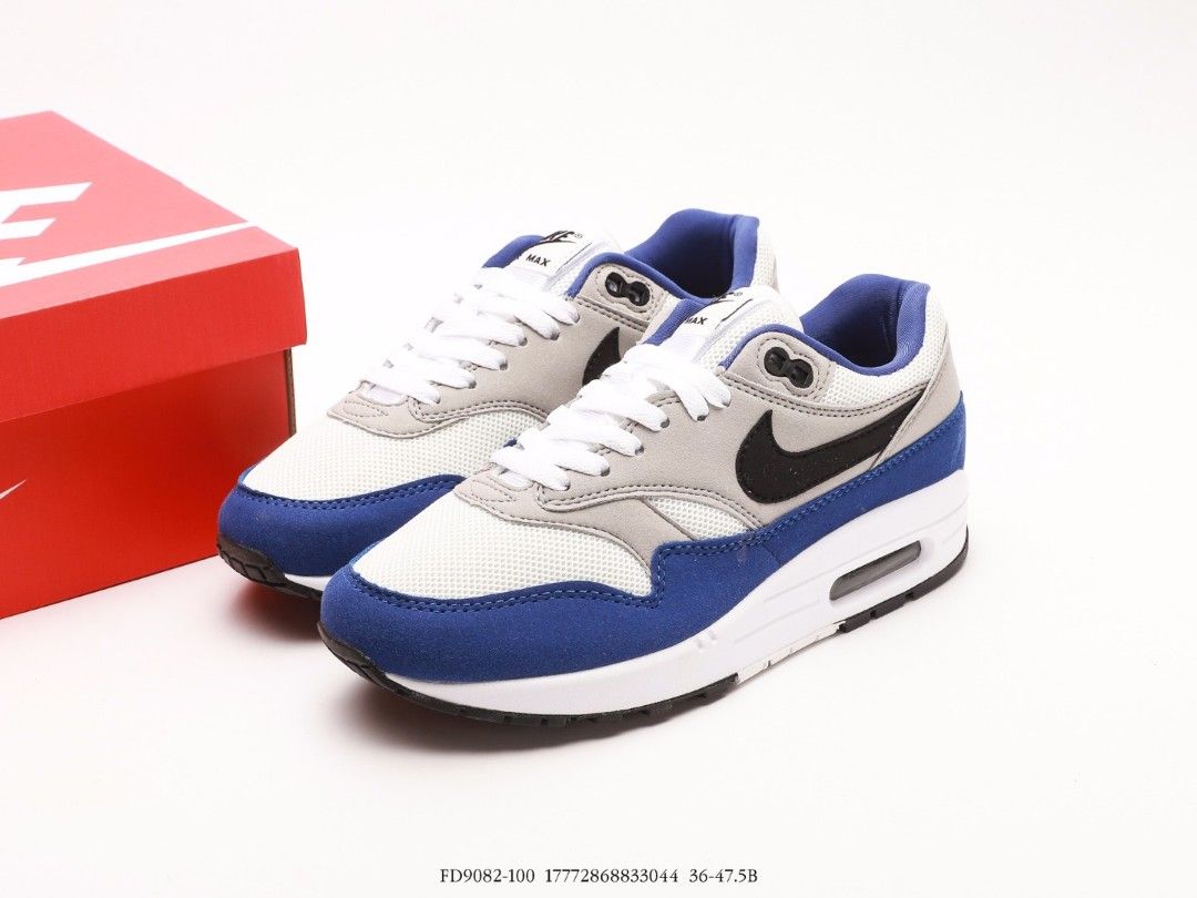White and royal new arrivals blue air max