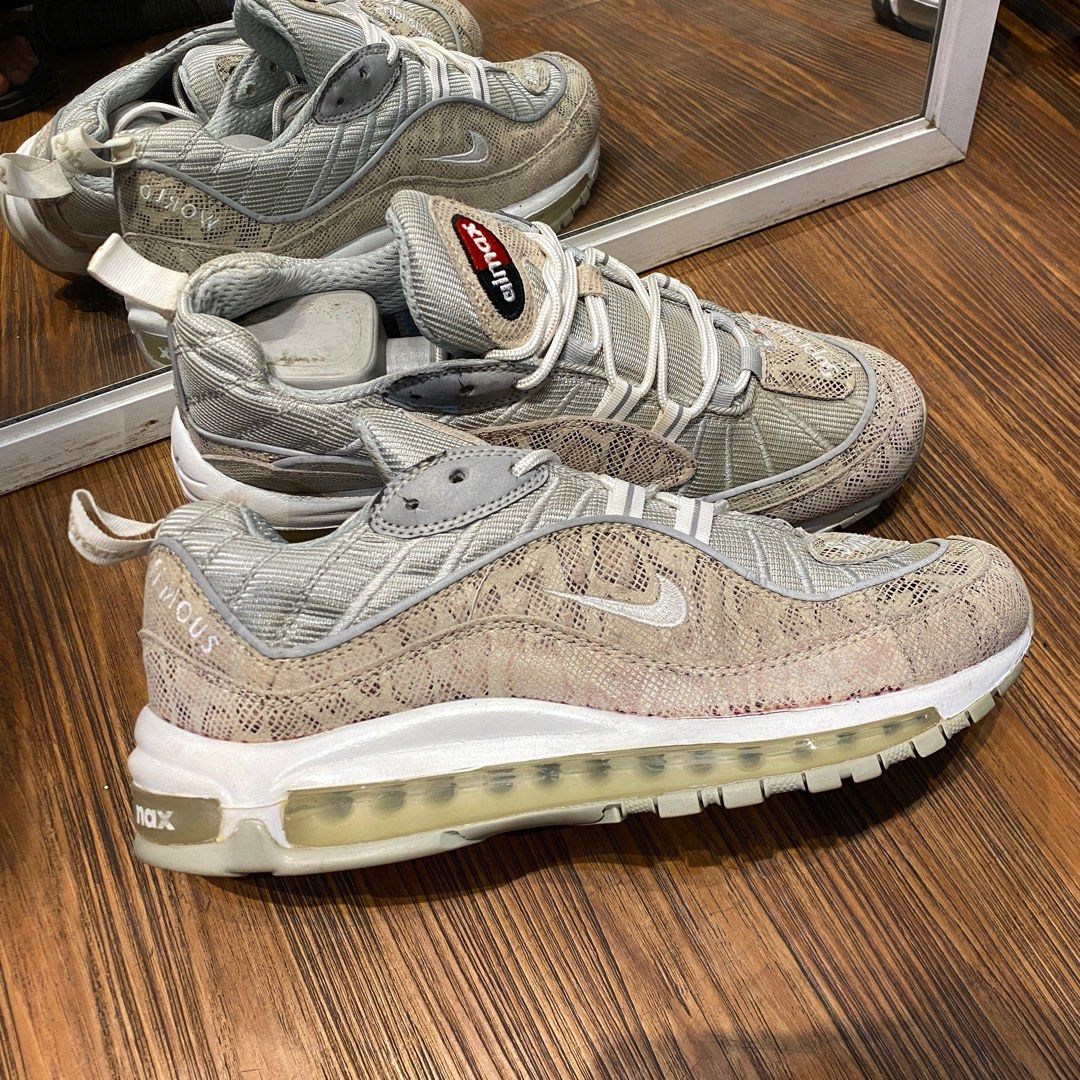 Nike air max 98 supreme snakeskin murah not am 1 90 95 98 gundam