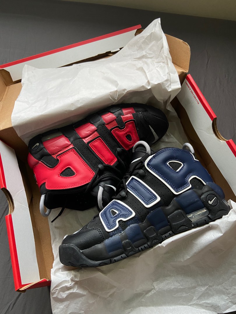 Nike Air More Uptempo GS 6Y Men s Fashion Footwear Sneakers on