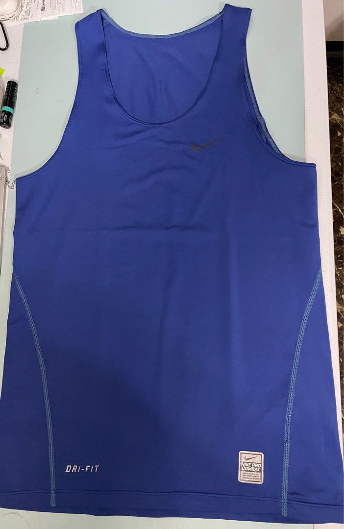 Nike Compression Tank, Men's Fashion, Activewear on Carousell