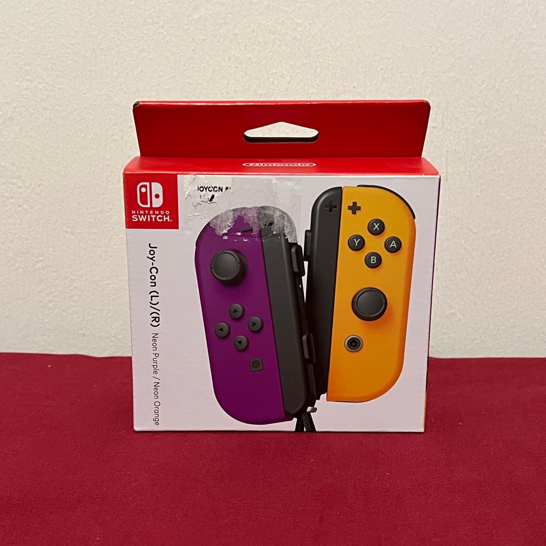 Joy-Con (L/R) Wireless Controllers for Nintendo Switch Neon Purple