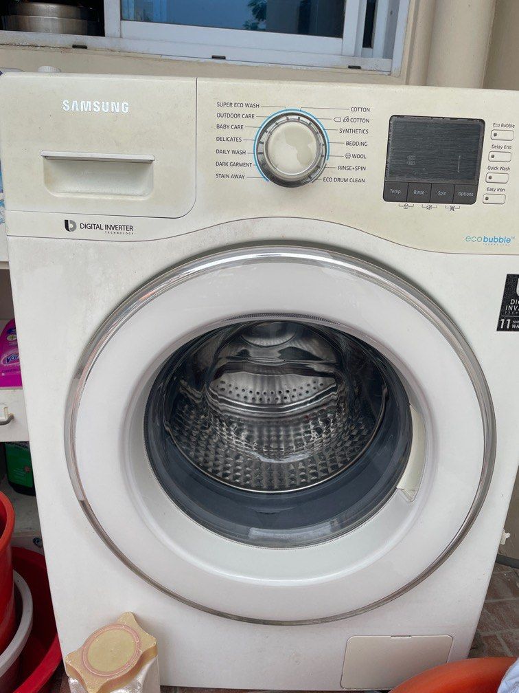Not working Samsung 9kg digital inverter washing machine, TV & Home