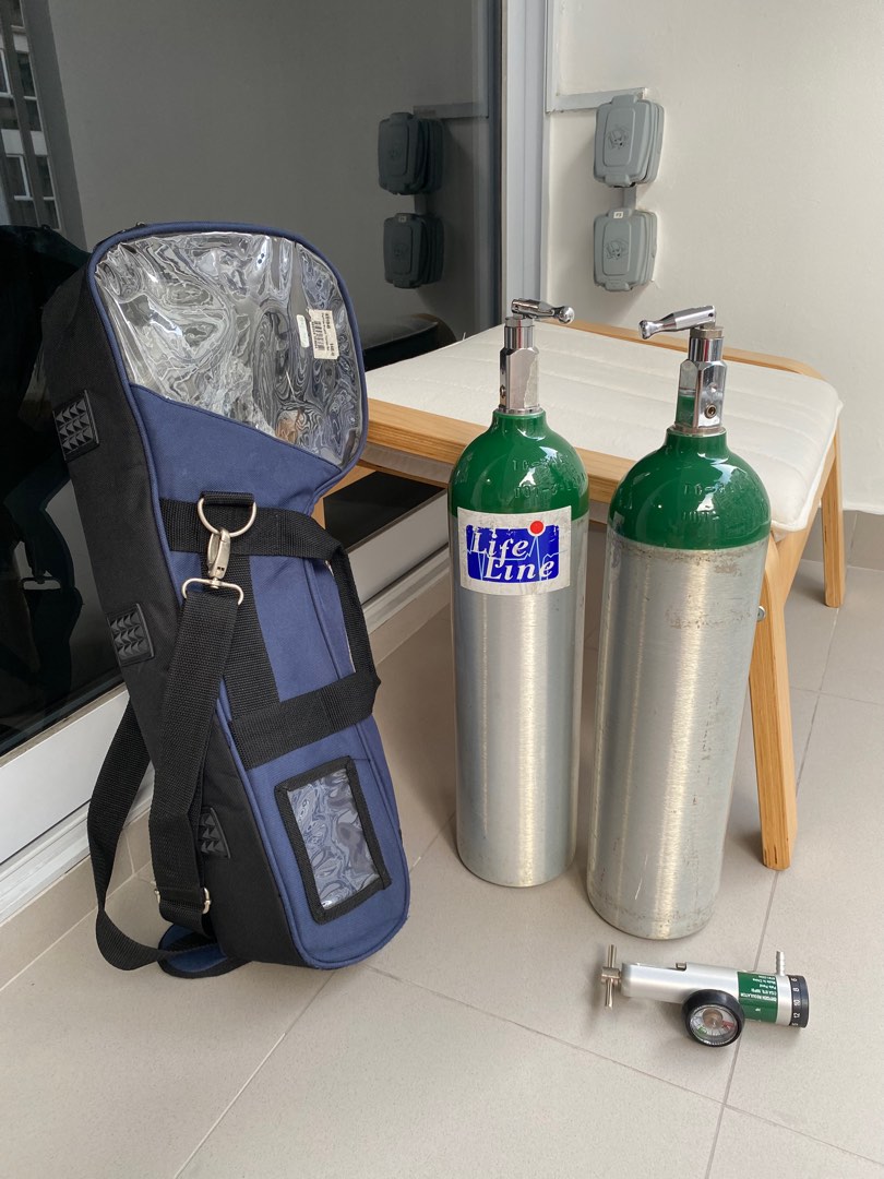 Set of Oxygen Tank FOR SALE, Health & Nutrition, Medical Supplies