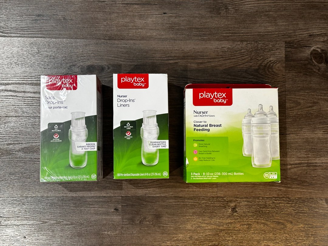 Playtex top refill bottles