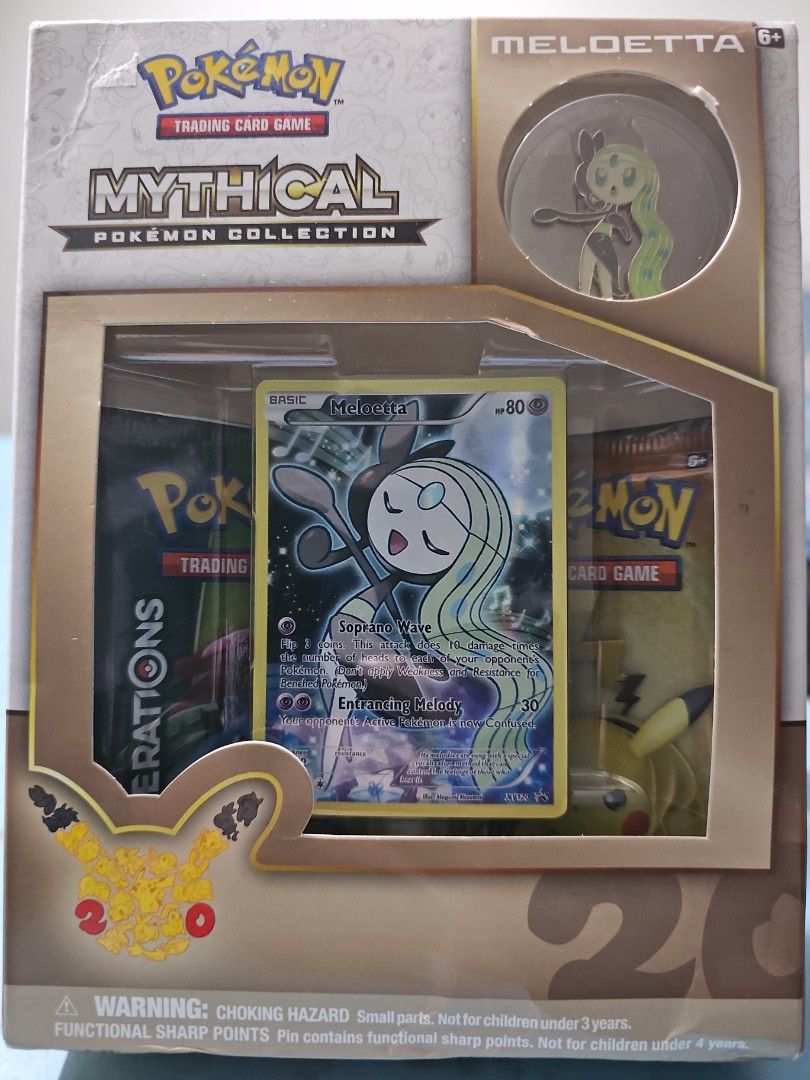  TCG: Mythical Pokemon Meloetta Collection : Toys & Games