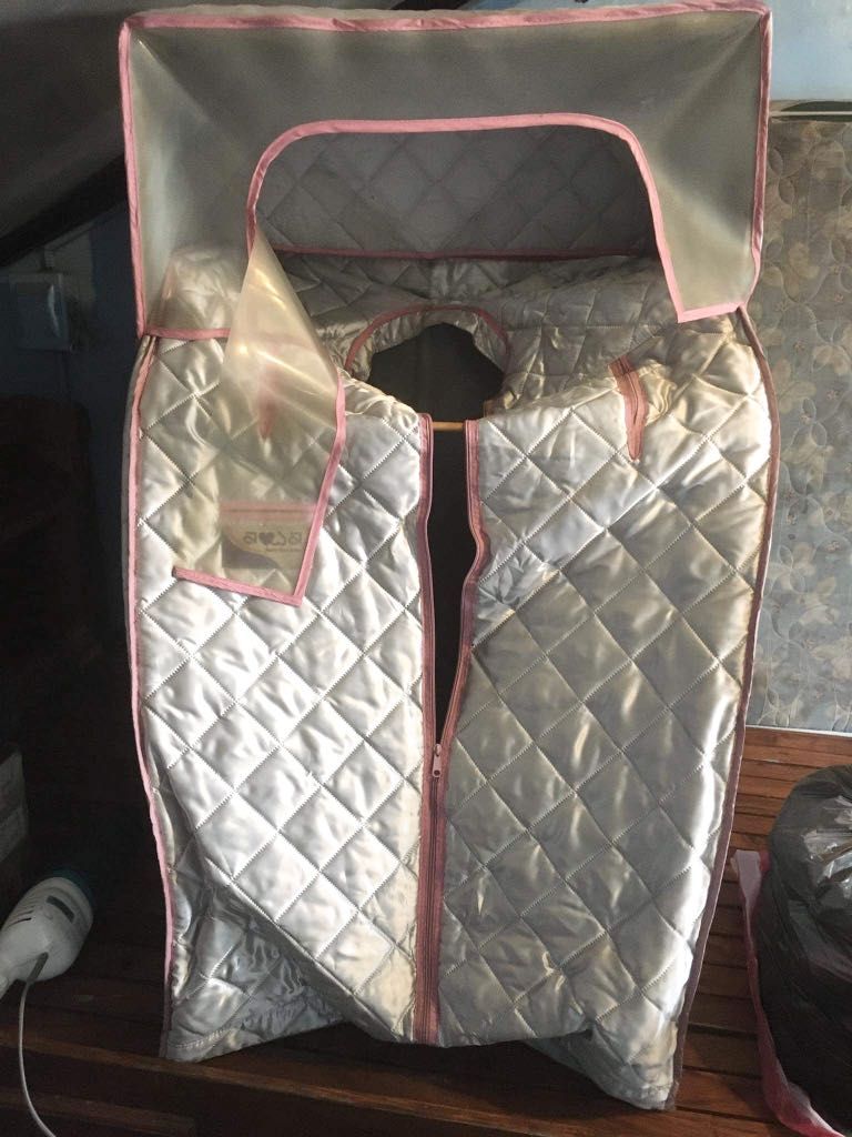Portable Steam Sauna Room Slimming (Category: Bath) located in Quezon City. Submitted by shop.ally (Listing ID 1262532096, Image 2). Description: Portable Sauna .