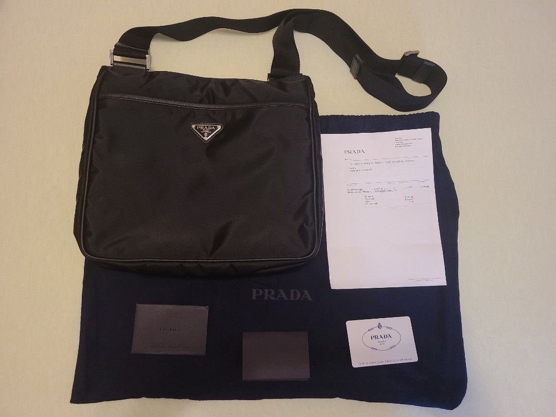 Bandoliera tessuto on sale saffiano nero tu