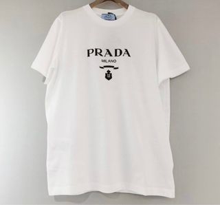 Prada Short Sleeved Denim Shirt GEC067_12K8_F0557_S_212, Black, Xs