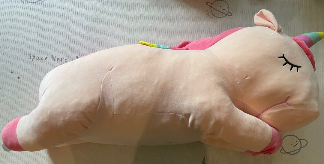 Preloved Unicorn Huggable Plush toy Hobbies Toys Toys Games