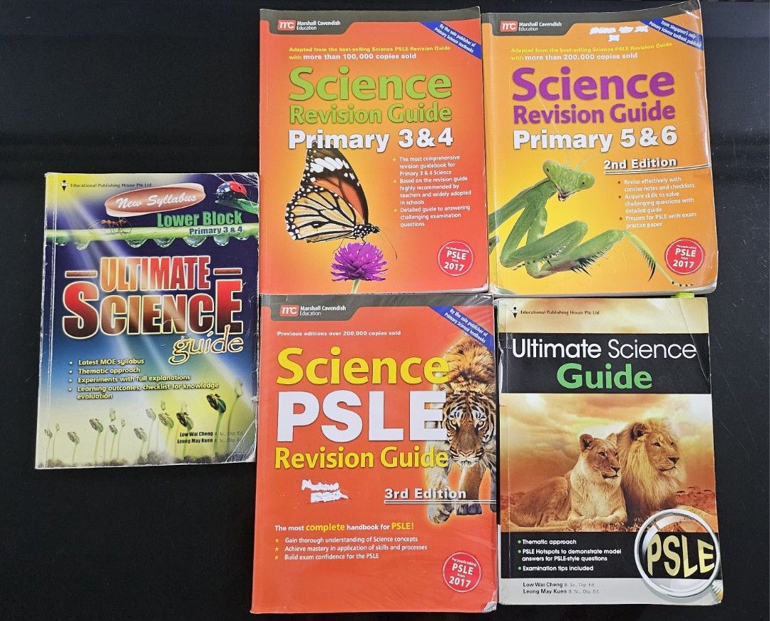 Primary 3, 4 & PSLE Science revision books, Hobbies & Toys, Books