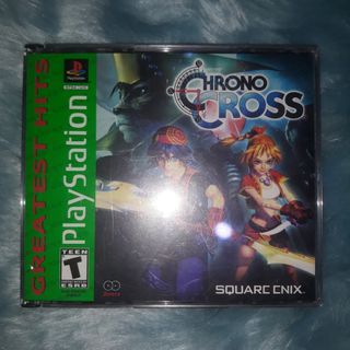 PS1 Chrono Cross NTSC-U/C 2 Discs Greatest Hits Original Playstation 1 Game