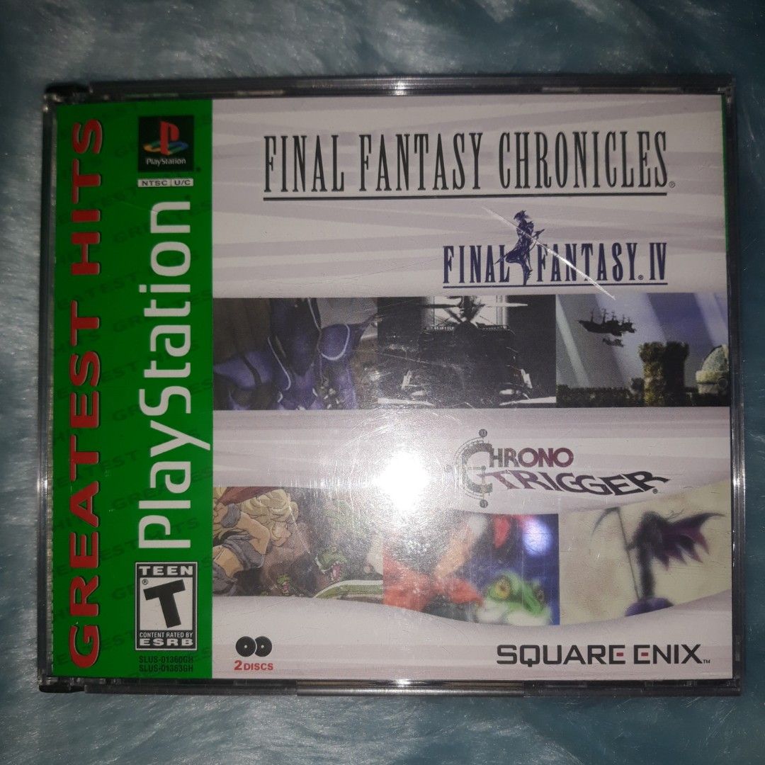 Driver Collection e Final Fantasy Chronicles (FF4+Chrono Trigger) de PS1:  réplicas prensadas OLDGAME 