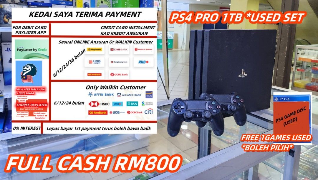 Ps4 pro buy now pay later 2025