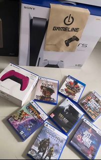 Ps 5 take all with console and games