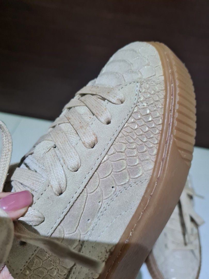 Puma outlet snakeskin sneakers