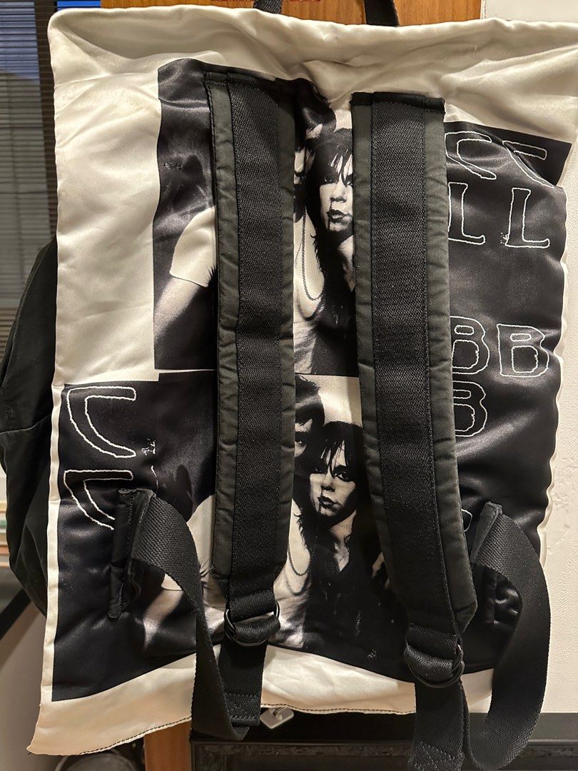 Raf simons shop poster backpack