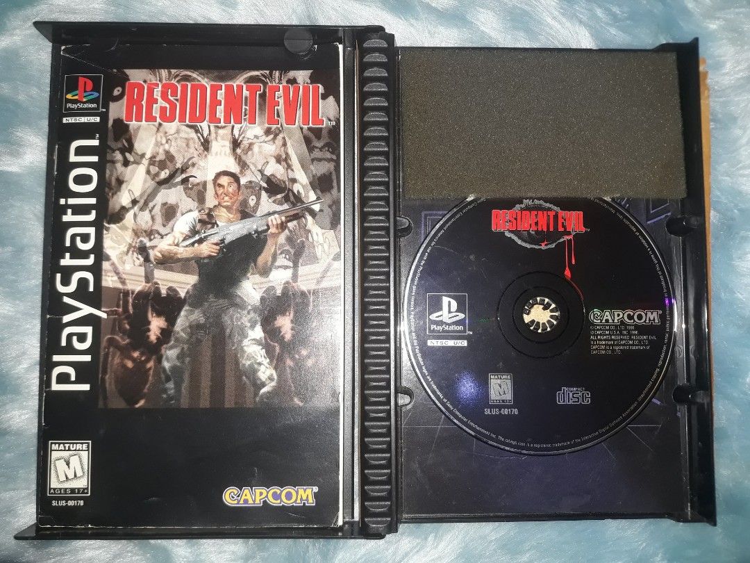 Rare PS1 Resident Evil 1 in Long Box CIB NTSC U C Original