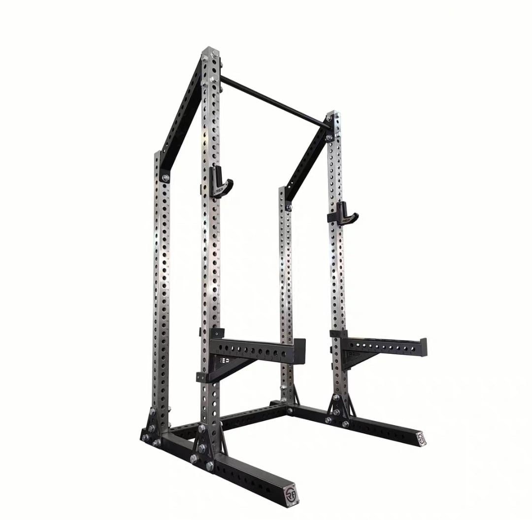 RF Half Rack Squat Stand High Low Steel Stainless Steel BN Sports Equipment Exercise Fitness Cardio Fitness Machines on Carousell