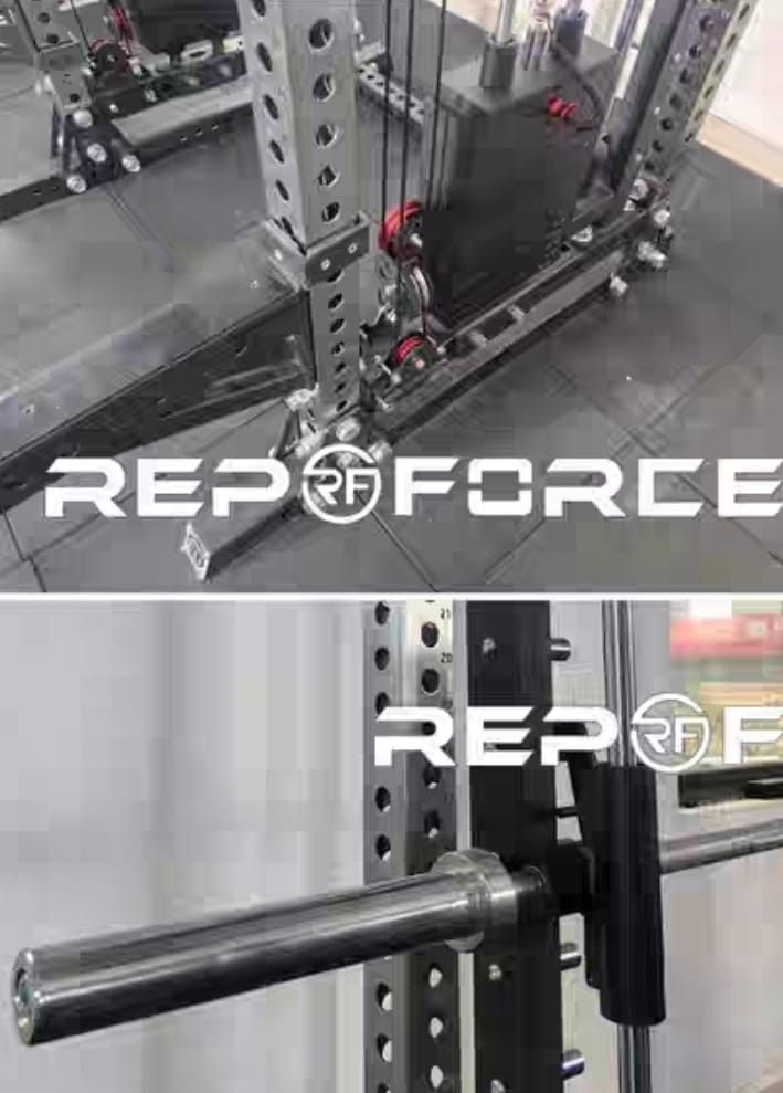RF Stainless Steel Power Rack Smith Machine Double Fly BN