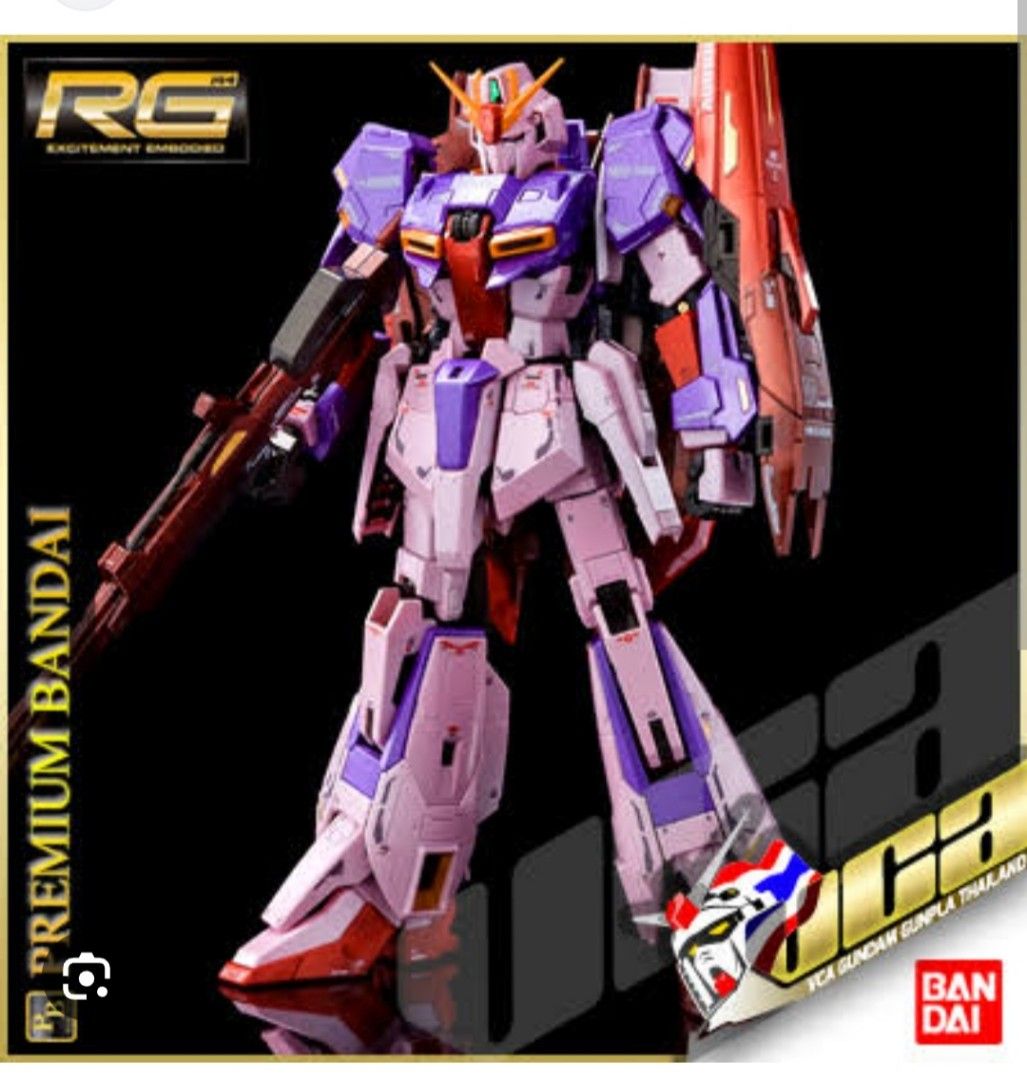 RG 1/144 ZETA GUNDAM with special coating (BIOSENSOR IMAGE COLOR