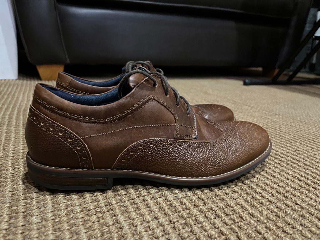 Rockport dress shoe leather hydroshield, Men's Fashion, Footwear, Dress