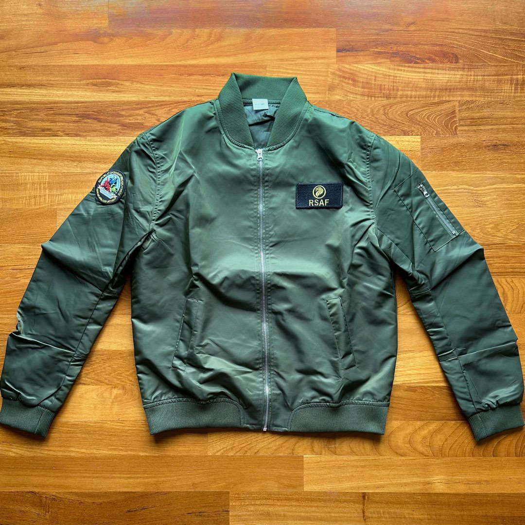 RSAF bomber jacket Large size L RSAF55 collectable Men s Fashion
