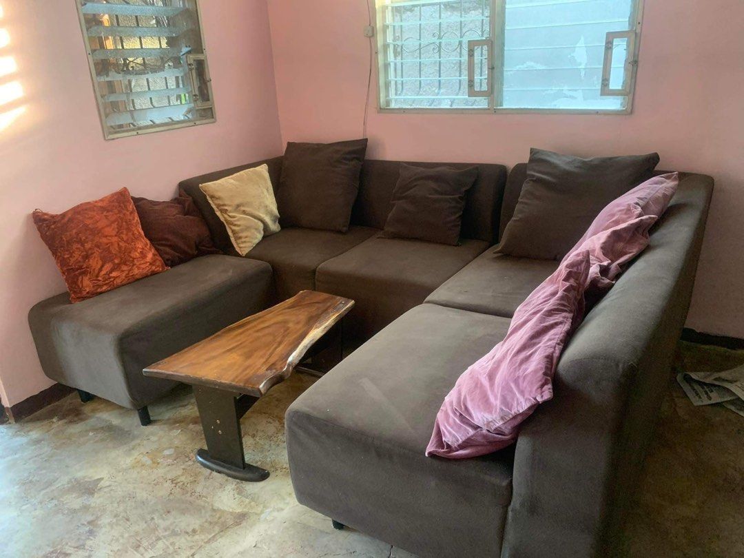 RUSH BIG SOFA SET FOR SALE (Near SM Novaliches), Furniture & Home
