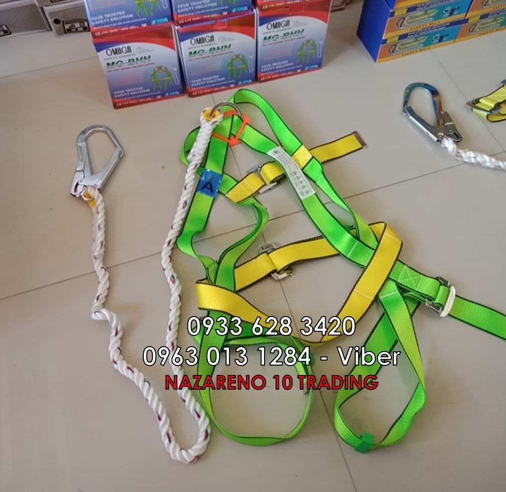 Safety Harness with Double Hook & Shock absorber heavy Duty, Commercial