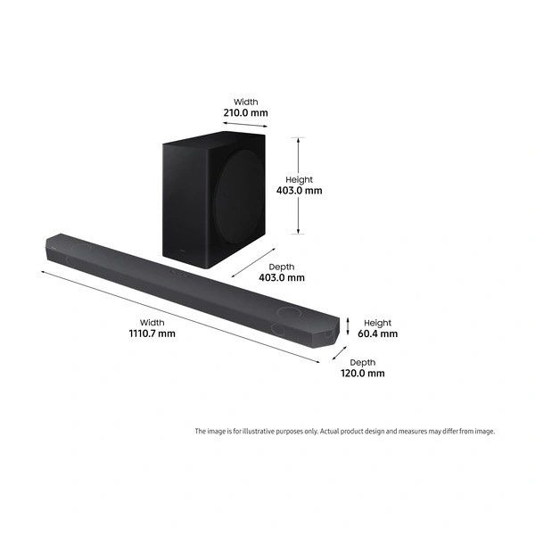 Samsung Q800B Soundbar (2022 model), Audio, Soundbars, Speakers