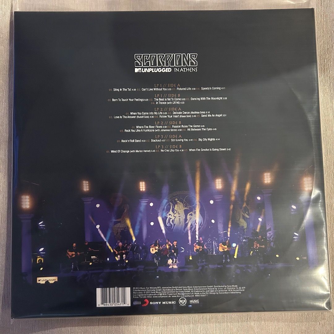 Scorpions - MTV Unplugged Live in Athens, Hobbies & Toys, Music