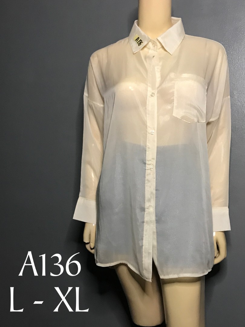 Seethrough Longsleeves, Women's Fashion, Tops, Longsleeves on Carousell