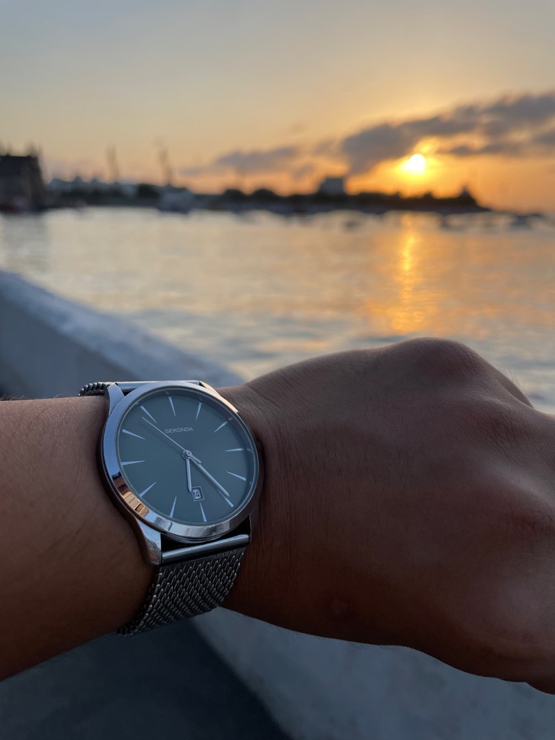Sekonda Analogue Classic Quartz Watch with Stainless Steel Mesh