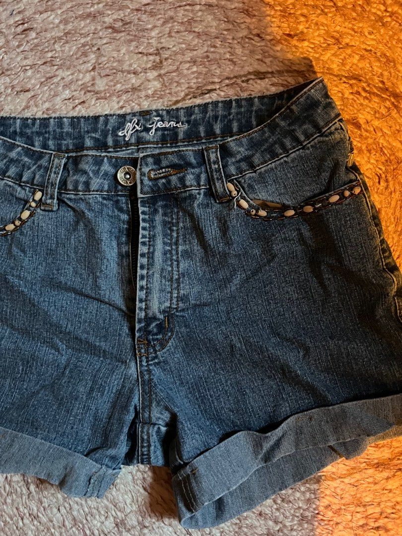Shell beachy y2k shorts Women s Fashion Bottoms Shorts on Carousell