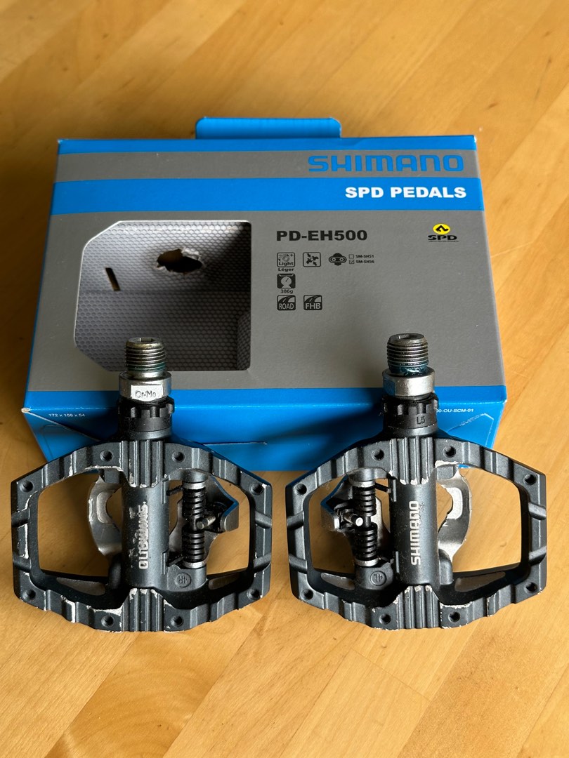 Pédales Shimano PD-EH500 – SPD, Doubles Faces – Neuves Sous Emballage