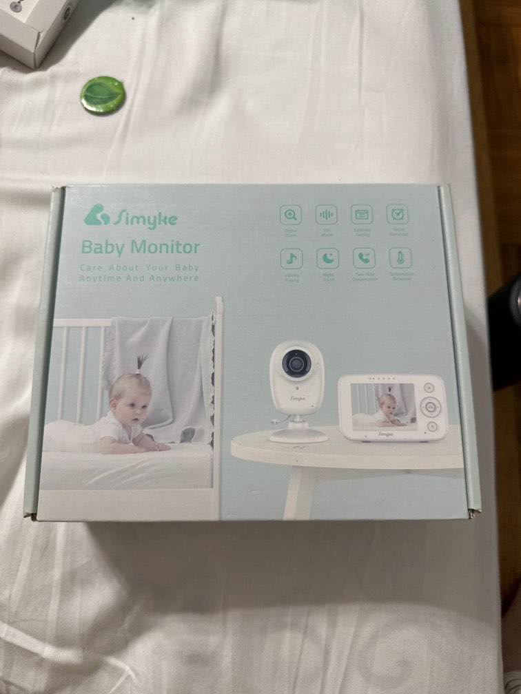 Simyke Video Baby Monitor with Cameras and Audio,3.5" LCD Baby Monitor