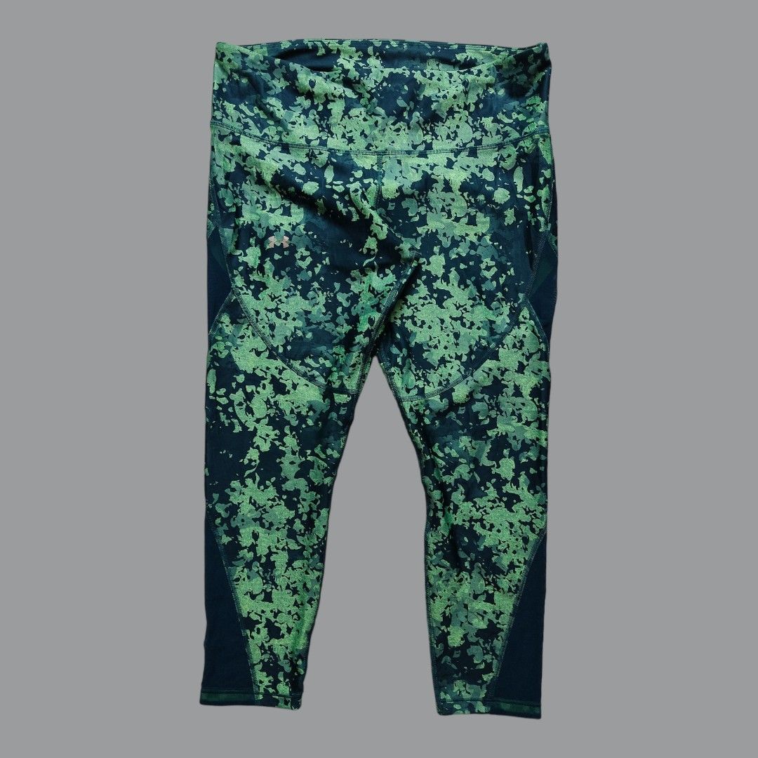 Size 34+, Under Armor Mesh Leggings Yoga Camouflage Print Running Gym  Women's Pants Mint Green And Teal Color Size XL, Women's Fashion,  Activewear on Carousell