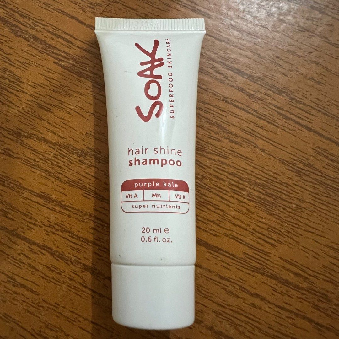 Soak Superfood Skincare Shampoo and Body Lotion Samples, Beauty