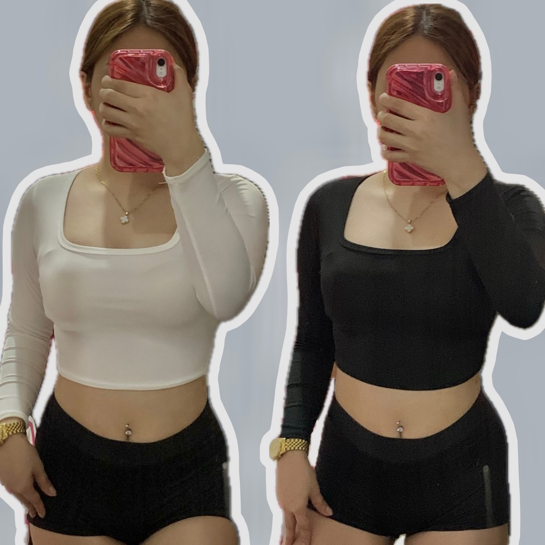 SQAURE NECK CROPPED SLEEVELESS TOP