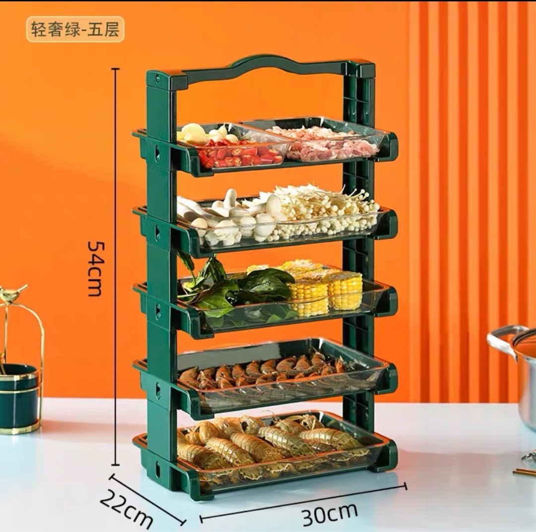 Steamboat 5 tier food rack, Furniture & Home Living, Bathroom & Kitchen