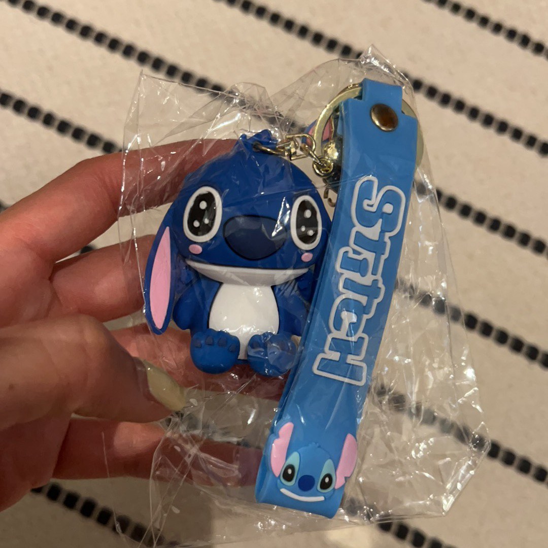 Stitch key chain, Hobbies & Toys, Toys & Games on Carousell