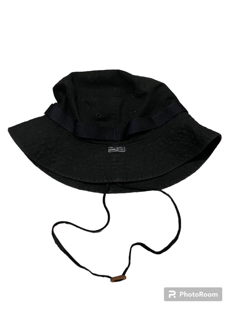 Stussy bucket hat clearance with string