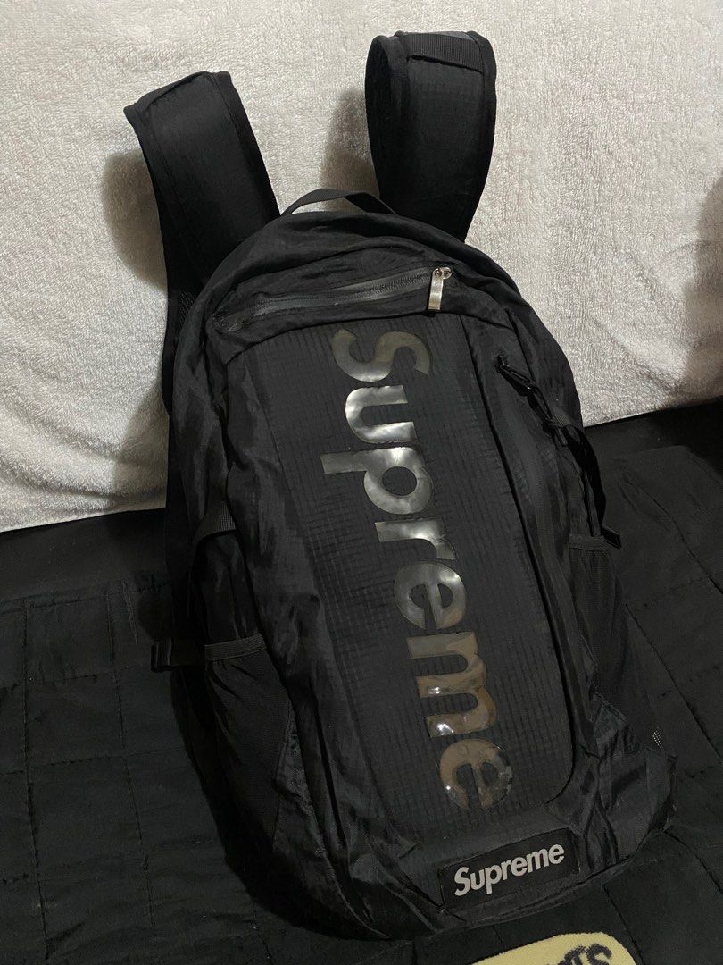 Supreme Cordura SS21 Backpack Black On Black Brand New