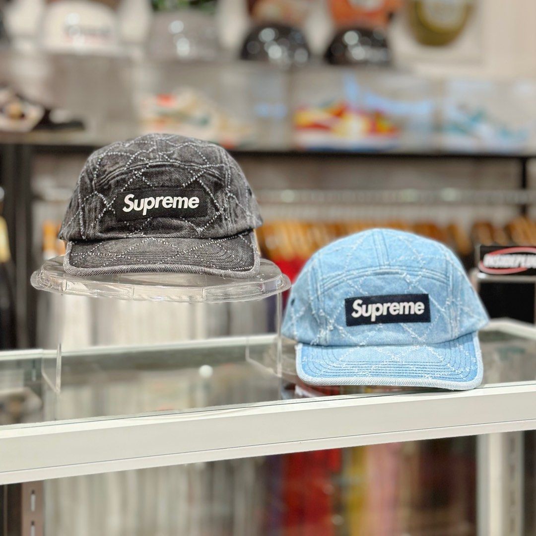 Supreme denim sale camp cap