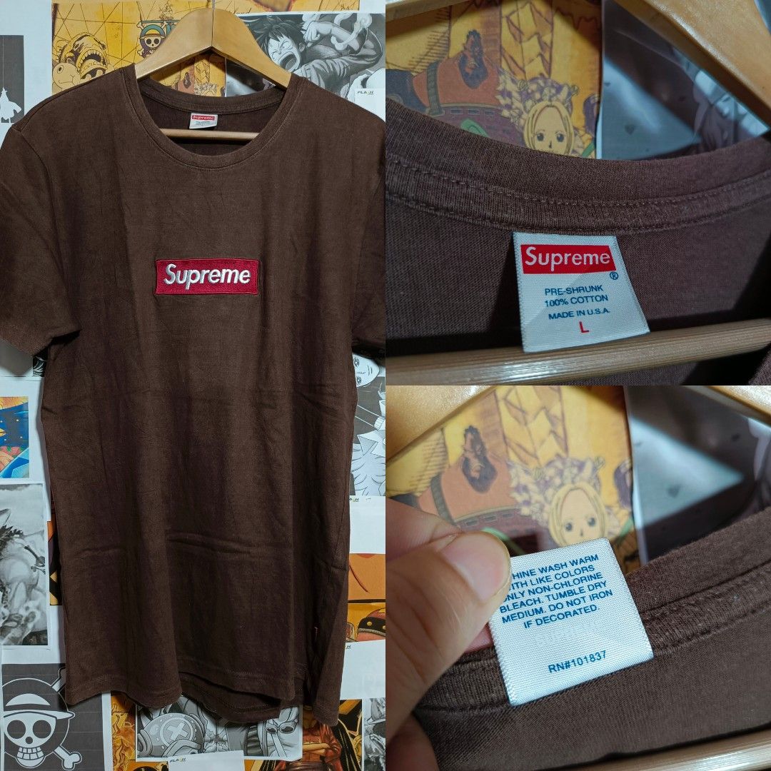 Supreme Box Logo Tee, Men's Fashion, Tops & Sets, Tshirts & Polo Shirts on  Carousell