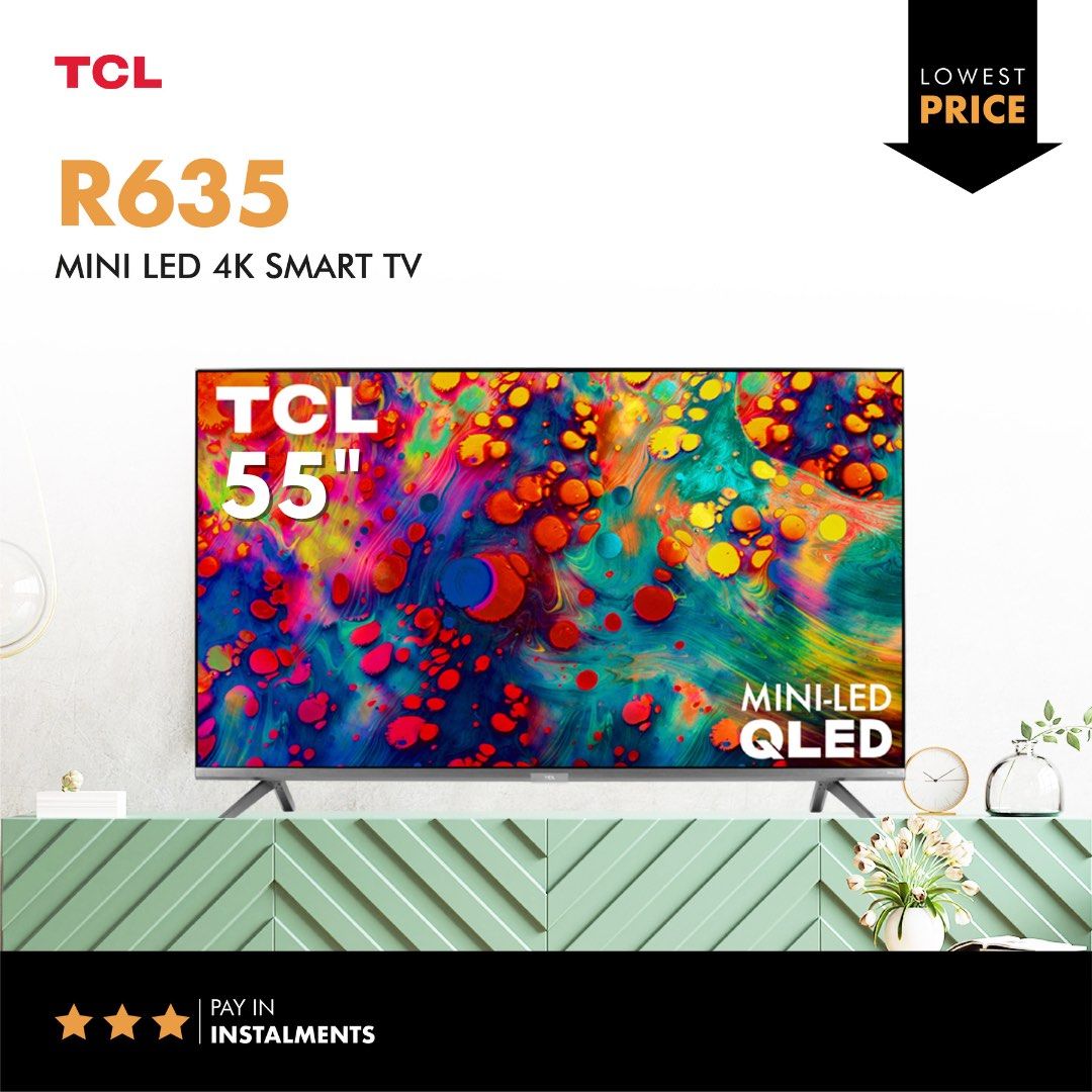 TCL 55 Class - R635 Series - 4K UHD Mini-LED QLED TV