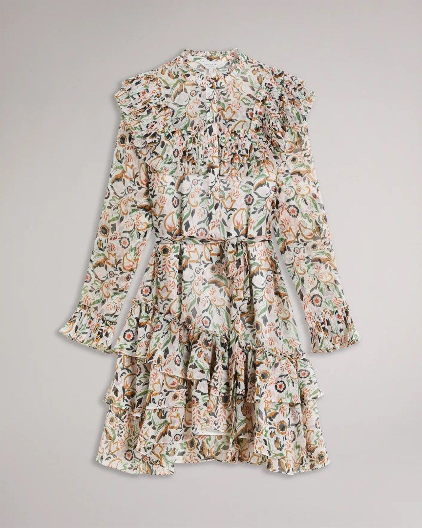 Ted baker discount ruffle tunic dress