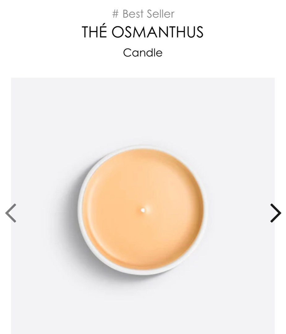 The Osmanthus La Collection Privee Christian Dior Candle, Furniture