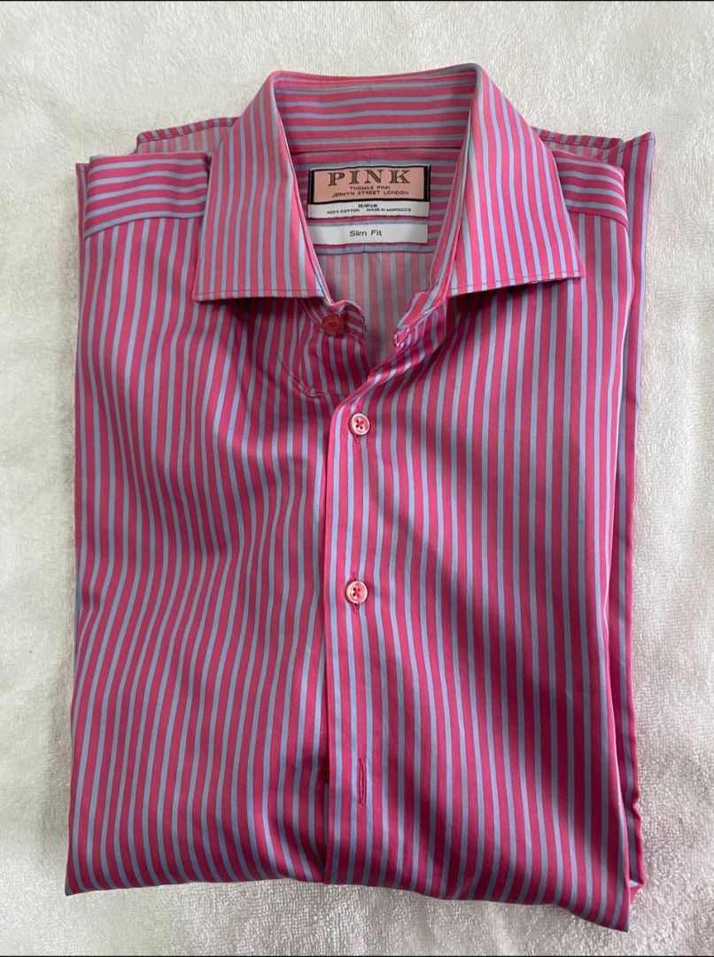 Thomas pink discount dress shirts