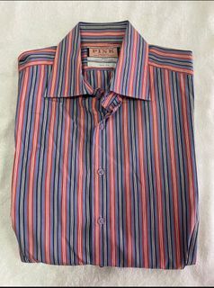Thomas Pink Slim Fit Long Sleeve size 16 / 41cm